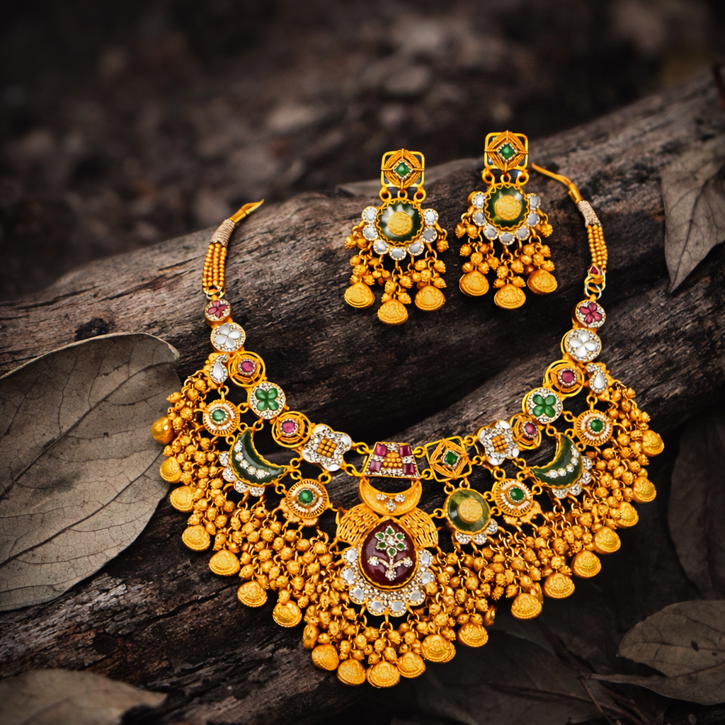 Kedarkanti RajNupur Haar Set