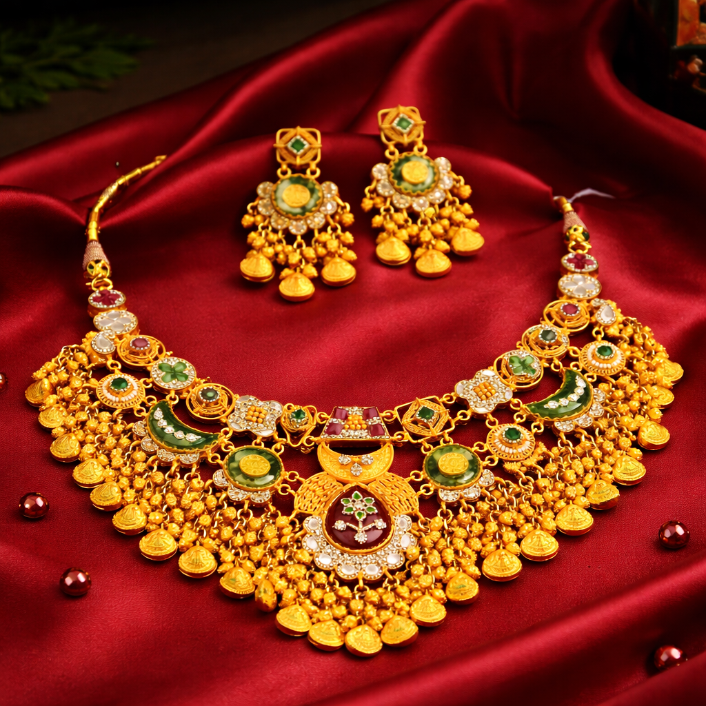 Kedarkanti RajNupur Haar Set