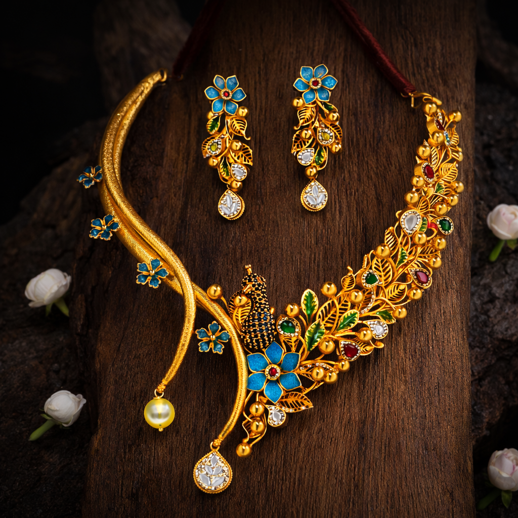 HimMayuri PushpLeela Haar Set
