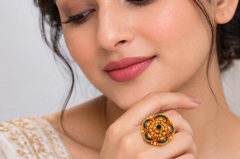Kalimath Rang-Kamal Ring - cultural