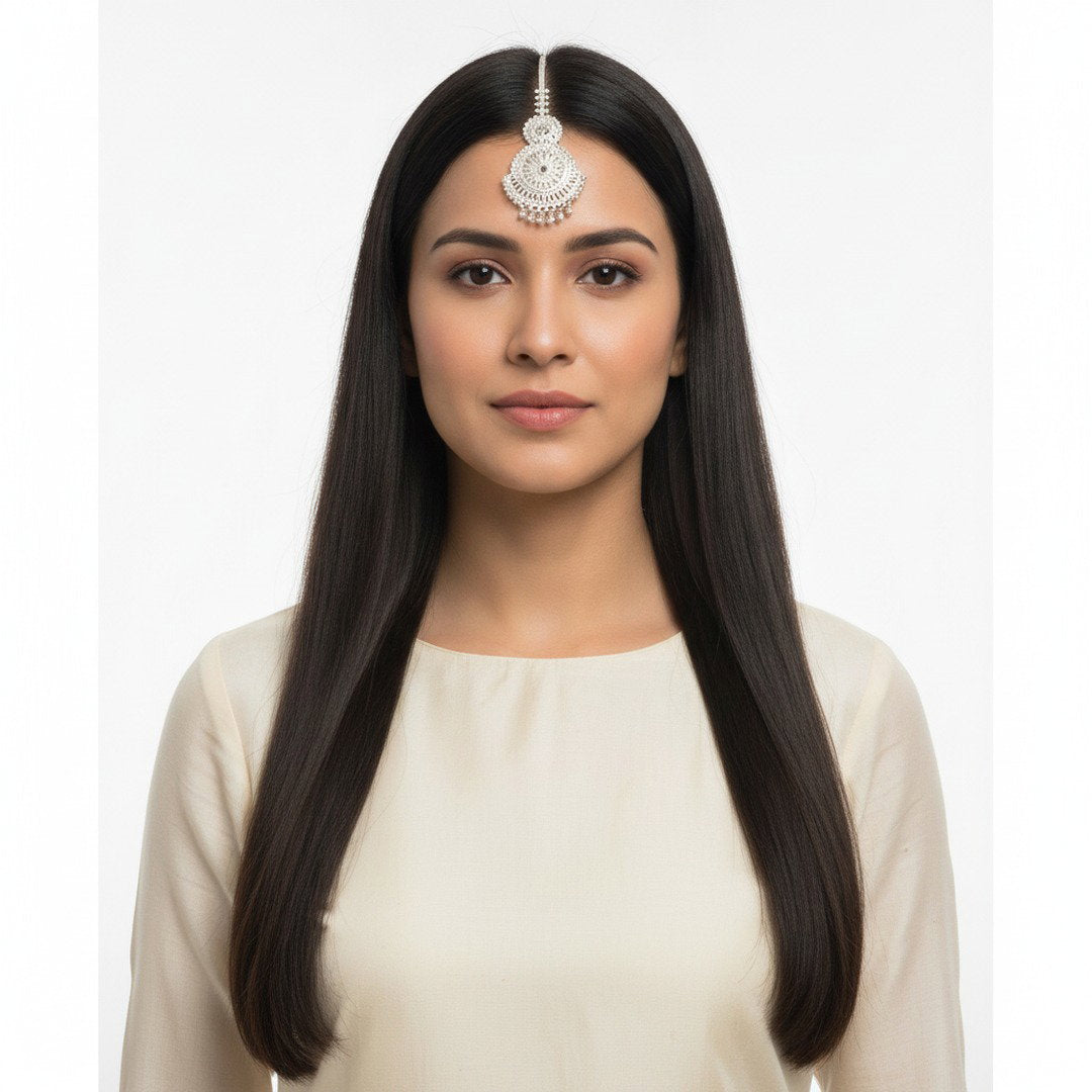 Harshil Hima-Chakra Maang Tikka - cultural