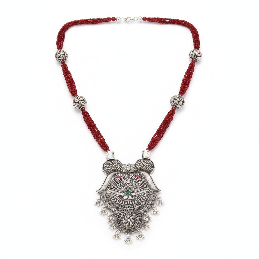 Lakhamandal Lal-Dhaga Necklace - view 2