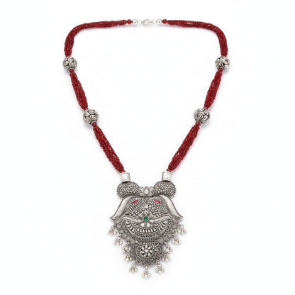 Lakhamandal Lal-Dhaga Necklace - view 2