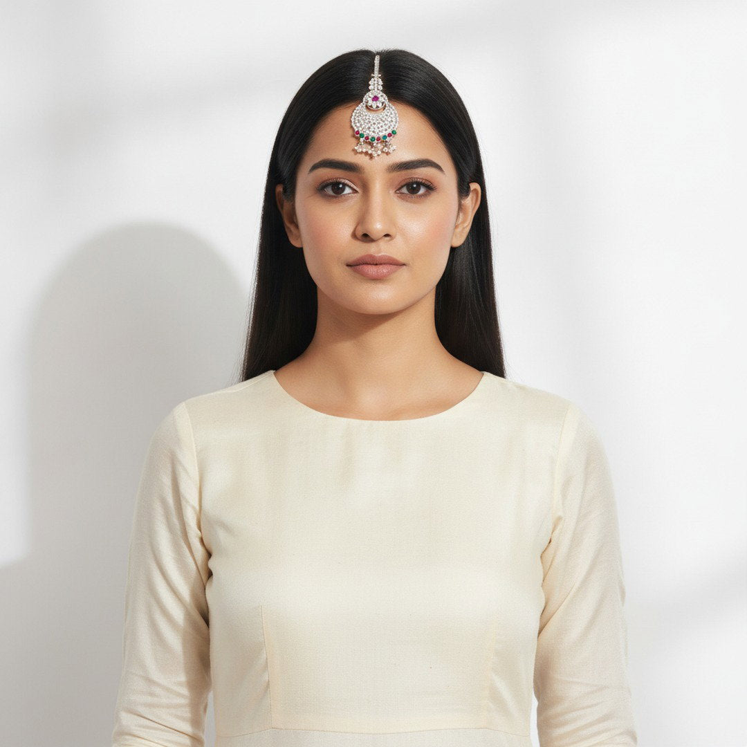 Chamba Ratna-Jhalar Maang Tikka - description