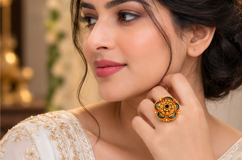 Kalimath Rang-Kamal Ring - description