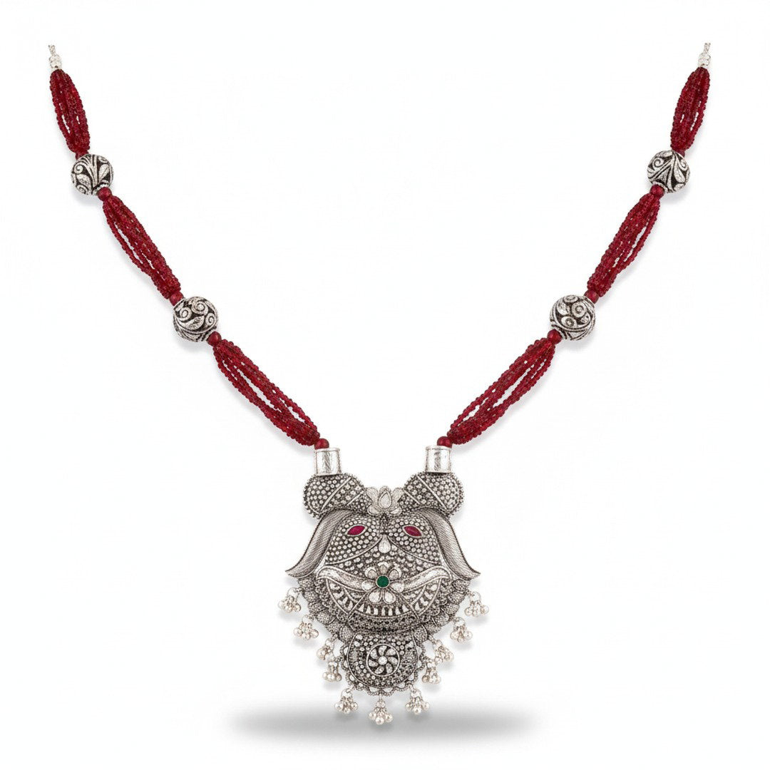 Lakhamandal Lal-Dhaga Necklace - view 4