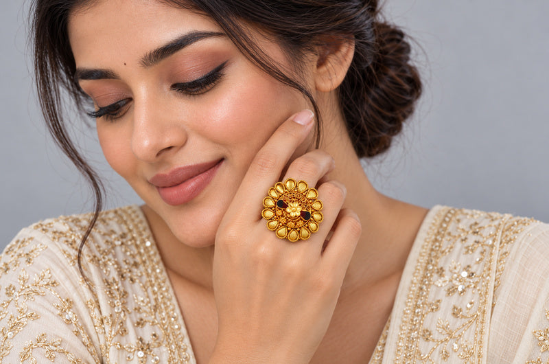 Phoolchatti Kanak-Pushp Ring - craft