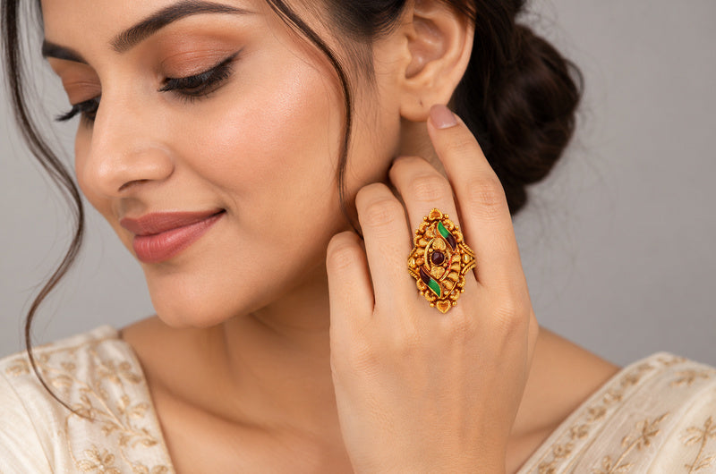 Lohaghat Meena-Patra Ring - description