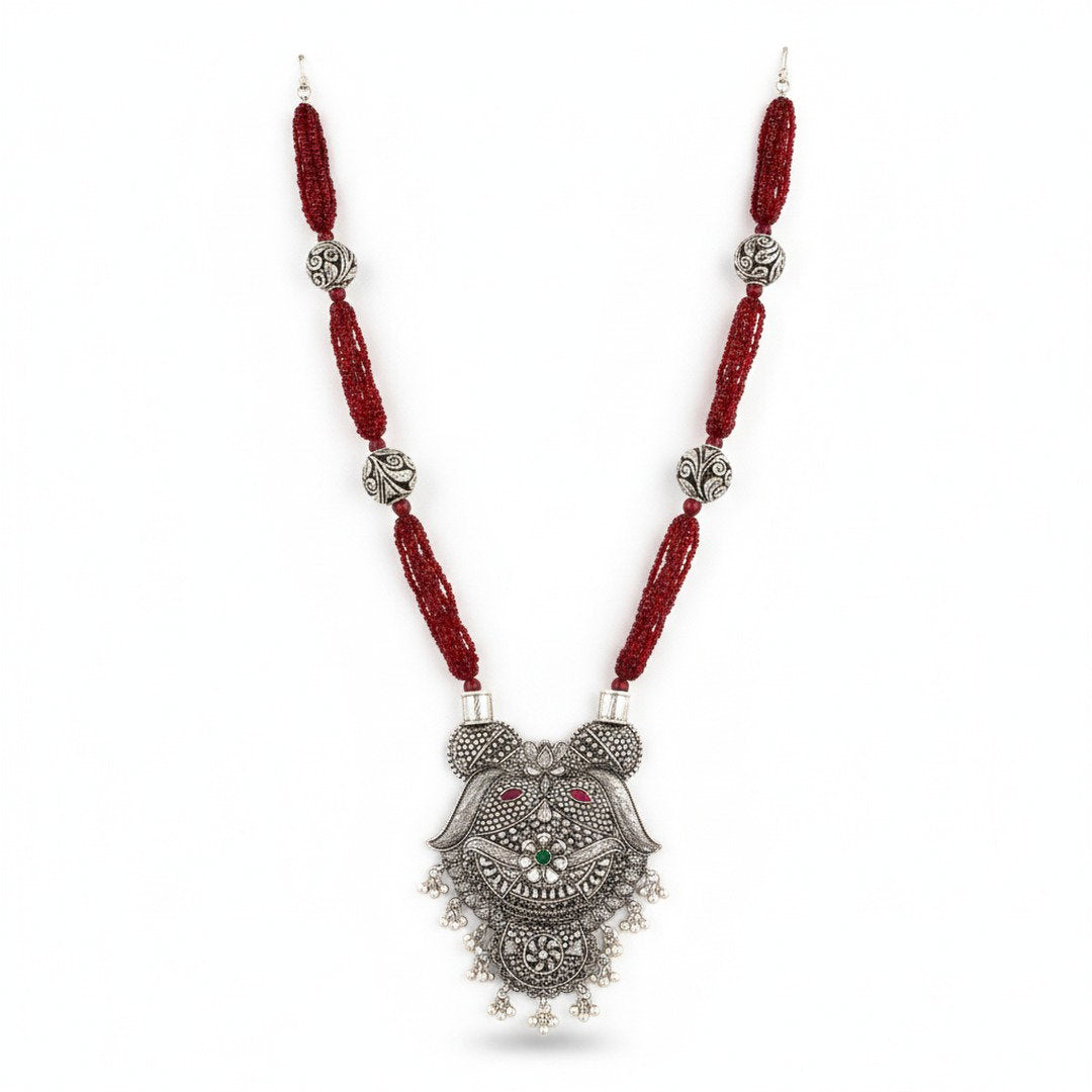 Lakhamandal Lal-Dhaga Necklace - view 3
