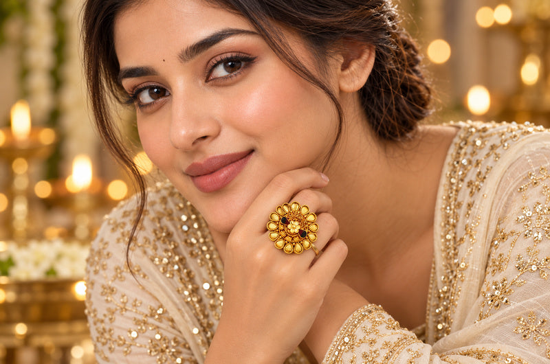Phoolchatti Kanak-Pushp Ring - description
